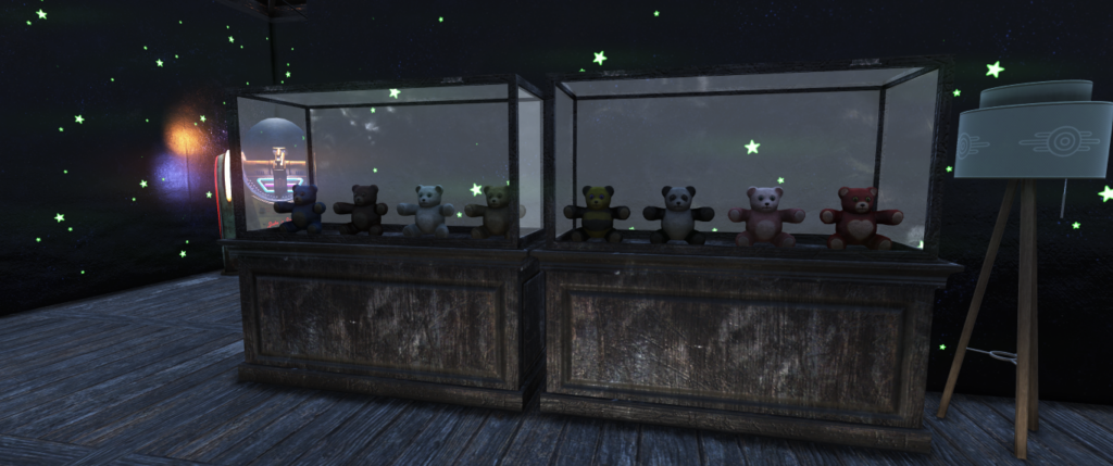 My teddy bear collection in Fallout 76